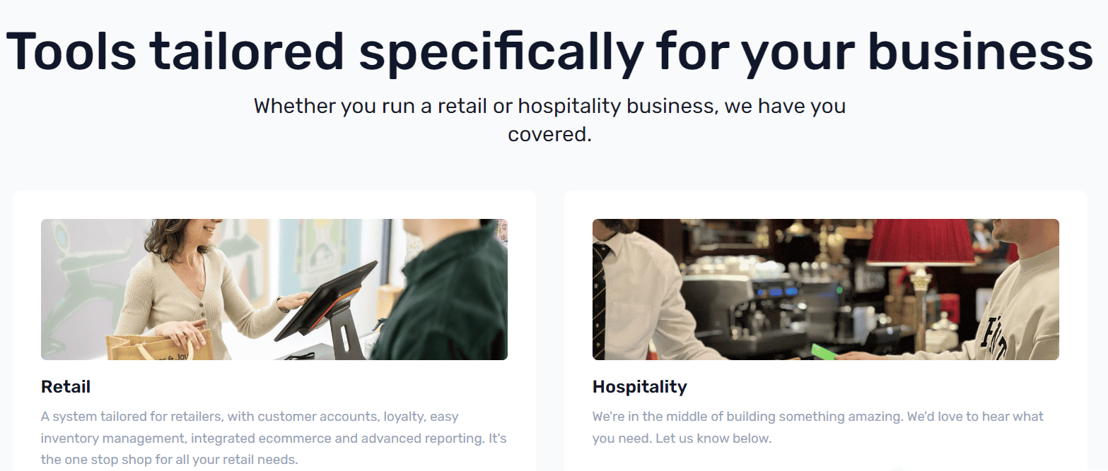 AirPOS homepage