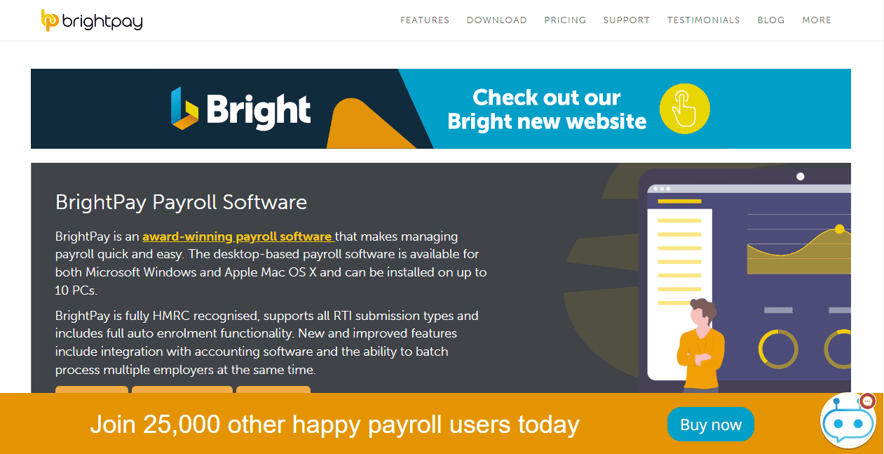 Brightpay Homepage