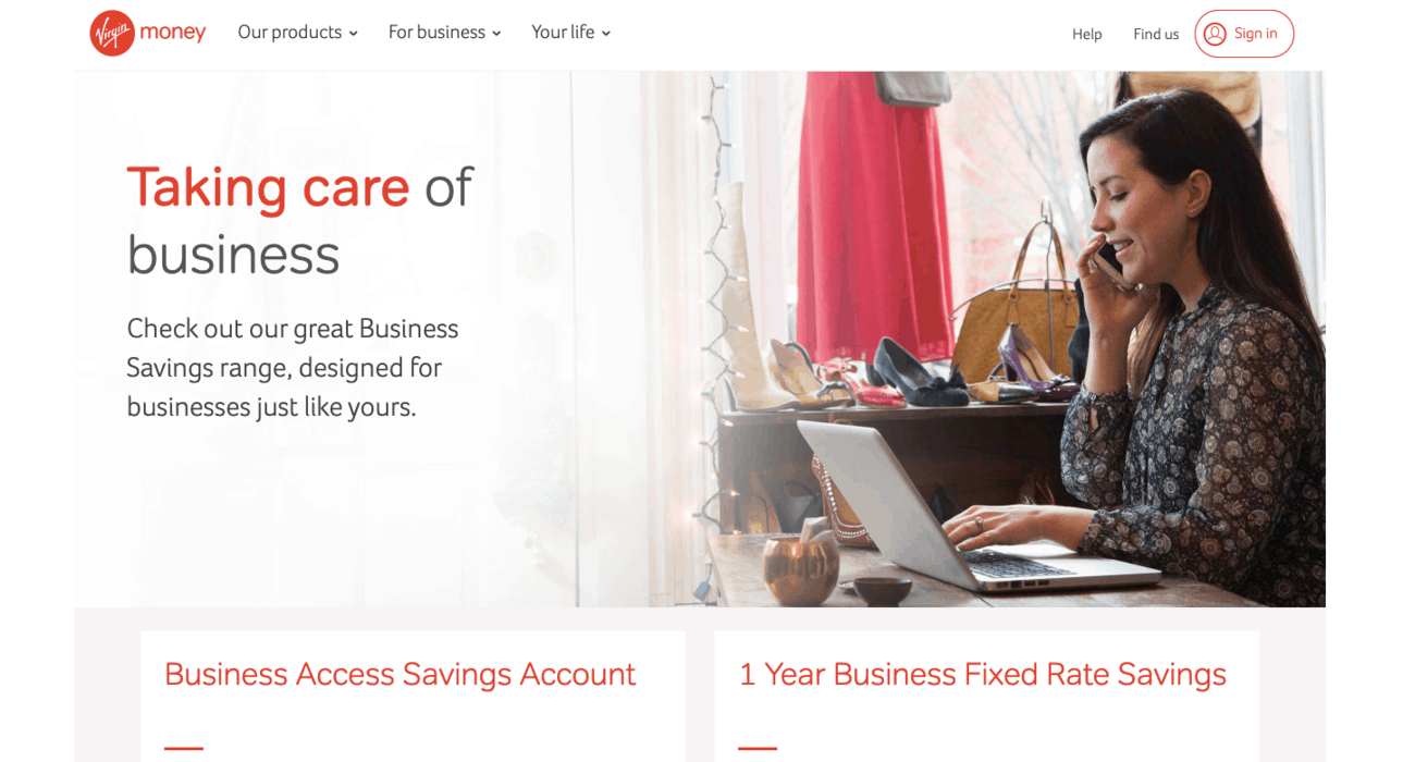 Virgin Money Business Savings