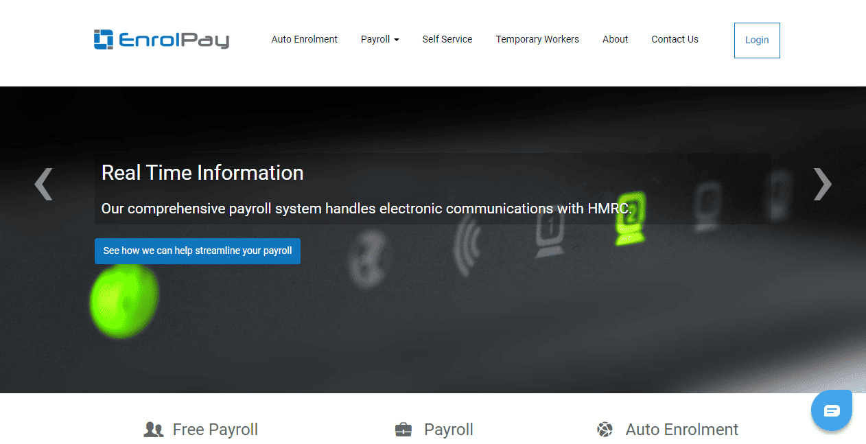 EnrolPay Homepage