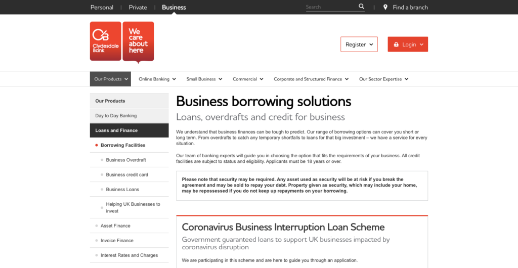 Clydesdale Bank Business Loans & Finance 2024 Reviews