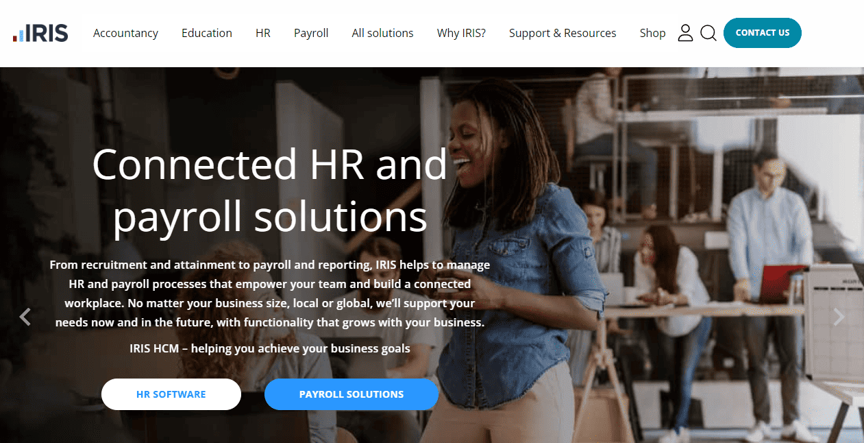 IRIS Payroll Homepage