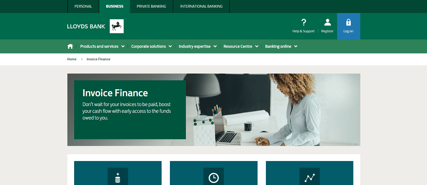 Lloyds Bank invoice finance