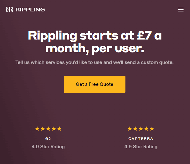 Rippling Pricing