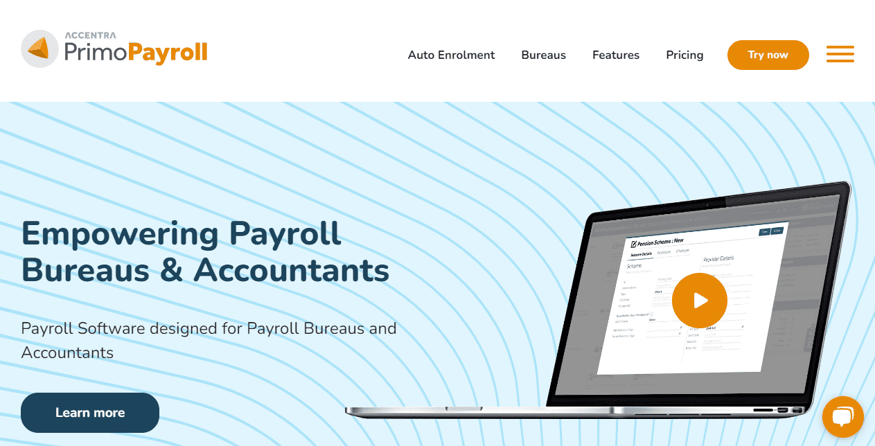 Primo Payroll Homepage