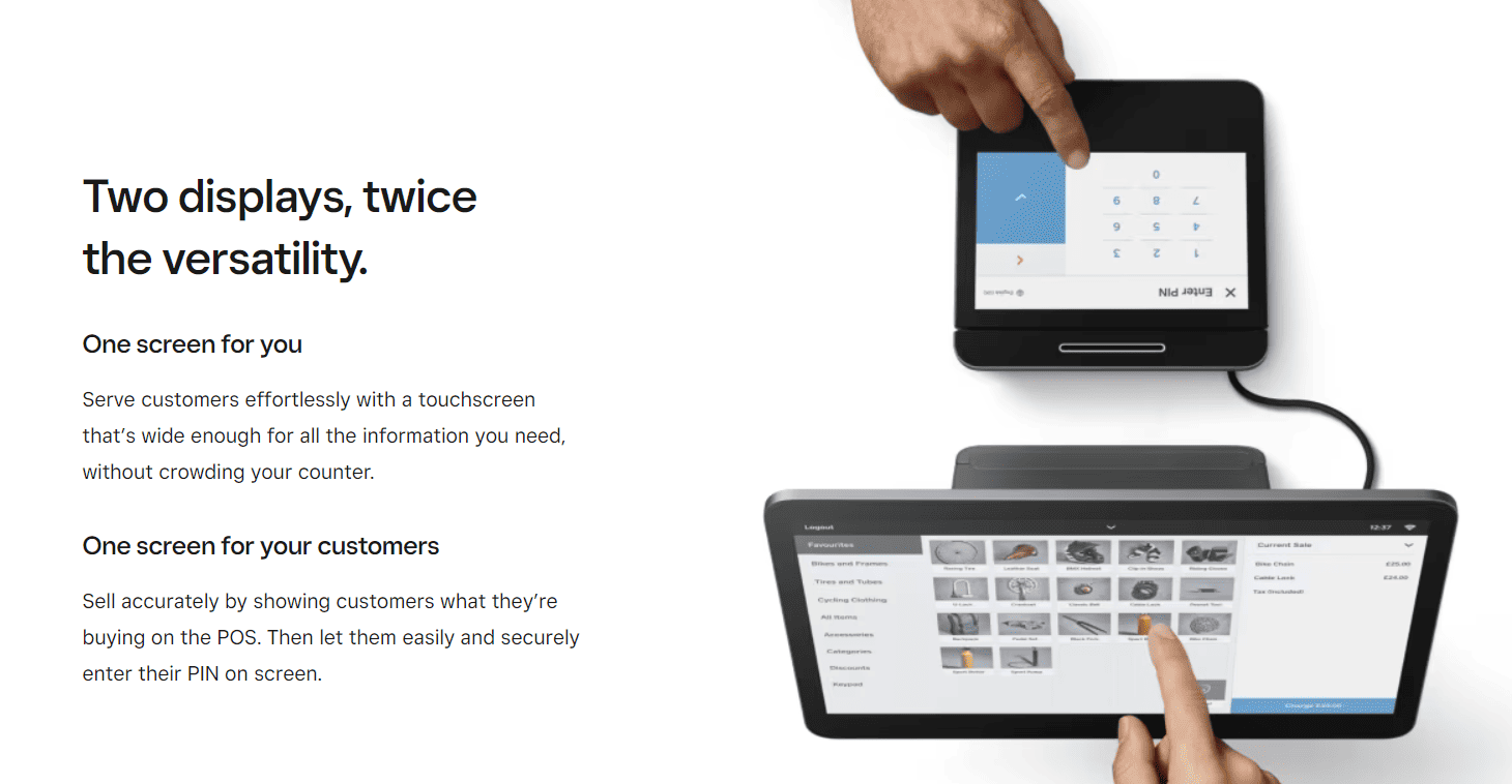 Square Register homepage